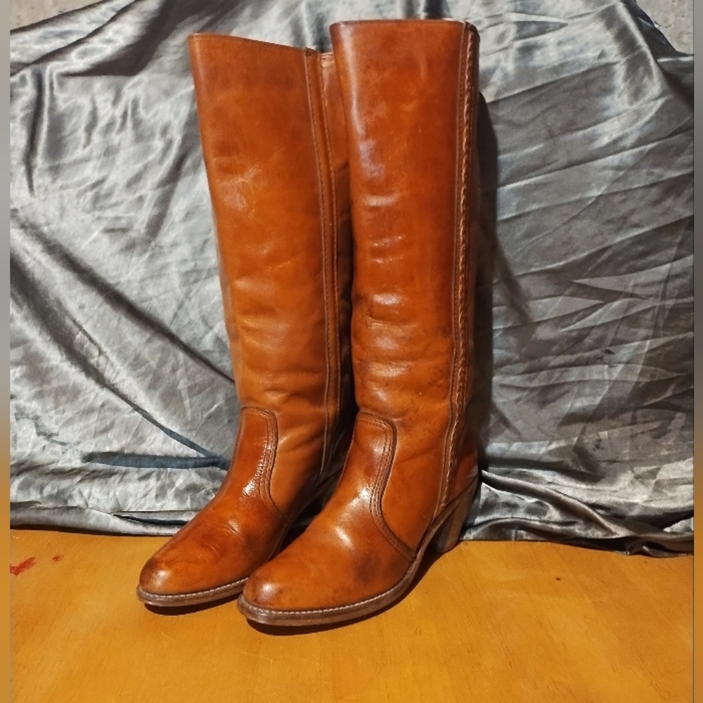 Vintage dex leather boots